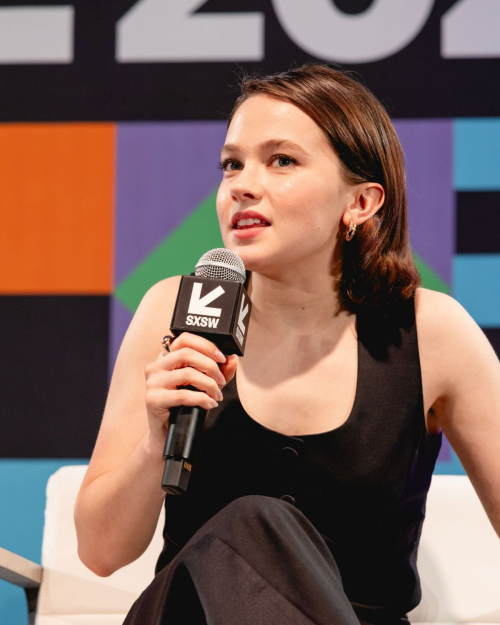 Cailee Spaeny at Conversation with Alex Garland Panel at SXSW, March 2024 3