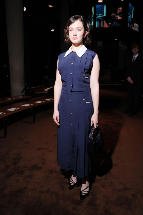 Cailee Spaeny at Miu Miu Fall/Winter 2024-2025 Paris Fashion Week, March 2024 1