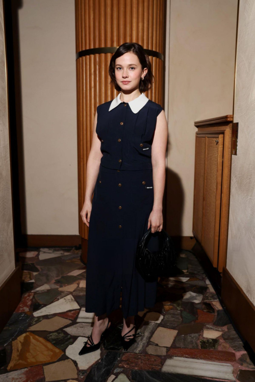 Cailee Spaeny at Miu Miu Fall/Winter 2024-2025 Paris Fashion Week, March 2024 2