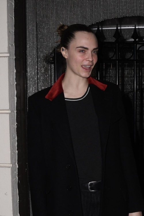 Cara Delevingne Leaves Cabaret Performance, March 2024 6