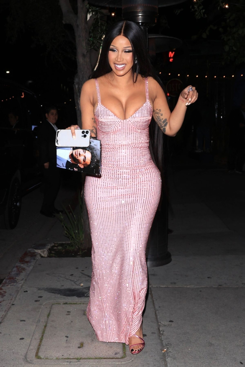 Cardi B Leaves a Charity Event in West Hollywood, March 2024