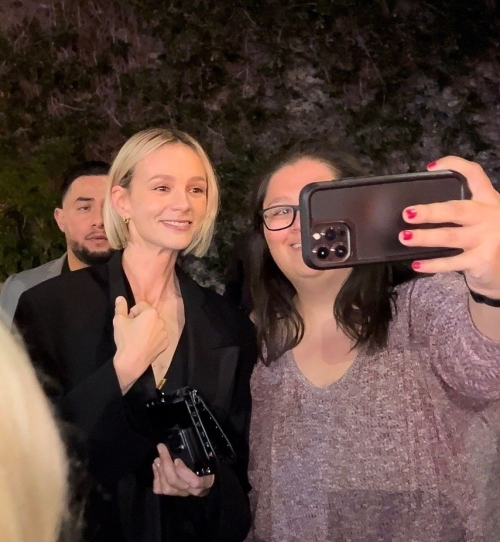 Carey Mulligan Greets Fans at Netflix Pre-Oscar Party in Hollywood, March 2024 2