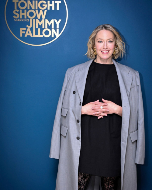 Carrie Coon at Tonight Show with Jimmy Fallon, March 2024