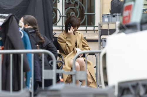 Charlotte Gainsbourg on the Set of Etoile in Paris, March 2024 1