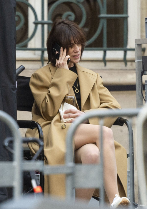 Charlotte Gainsbourg on the Set of Etoile in Paris, March 2024 5