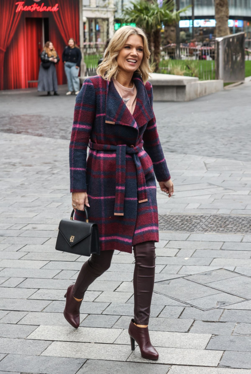 Charlotte Hawkins Arrives at Classic FM Show in London, March 2024