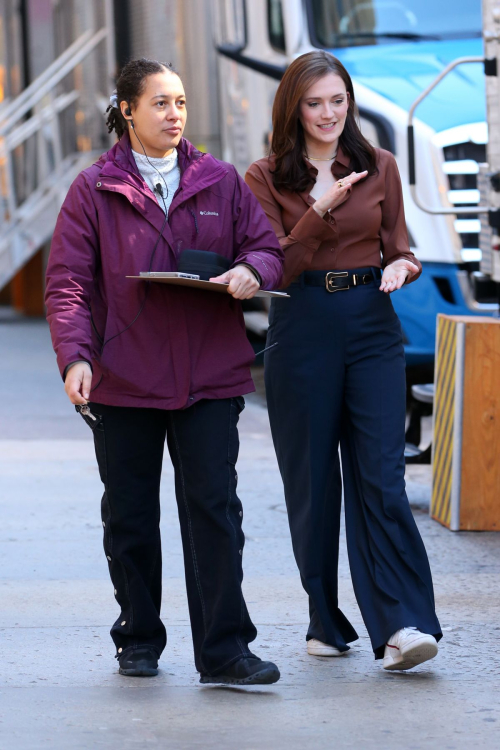 Charlotte Ritchie on the Set of Netflix Series You in New York, March 2024 4