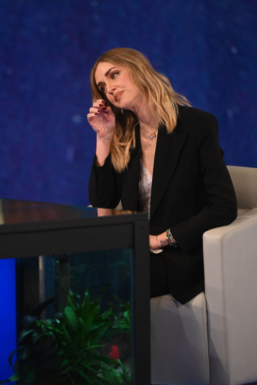 Chiara Ferragni at Che Tempo Che Fa Show in Milan, March 2024 2