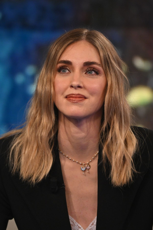 Chiara Ferragni at Che Tempo Che Fa Show in Milan, March 2024 3