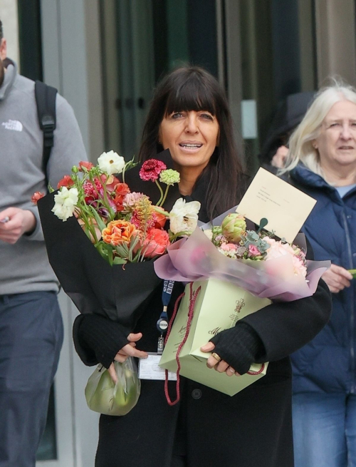 Claudia Winkleman Leaves BBC Radio Show in London, March 2024 1