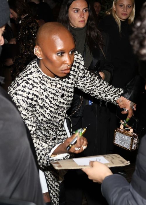 Cynthia Erivo Leaves Louis Vuitton After-party in Paris, March 2024 2