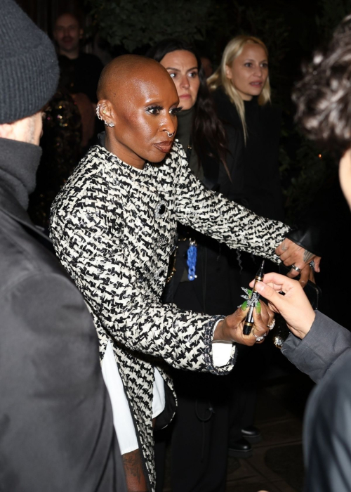 Cynthia Erivo Leaves Louis Vuitton After-party in Paris, March 2024 6