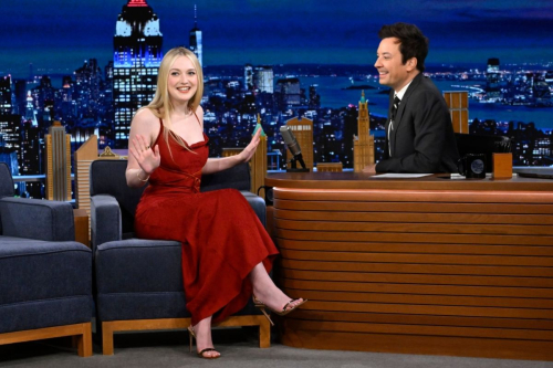 Dakota Fanning at Tonight Show Starring Jimmy Fallon in New York, March 2024 1