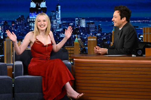 Dakota Fanning at Tonight Show Starring Jimmy Fallon in New York, March 2024 2