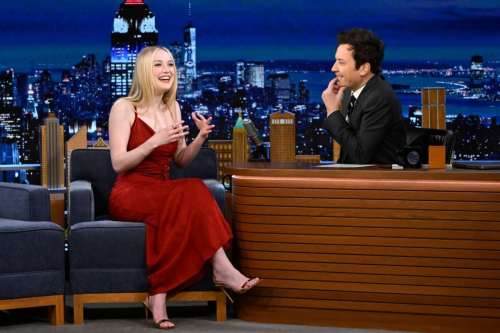 Dakota Fanning at Tonight Show Starring Jimmy Fallon in New York, March 2024 3