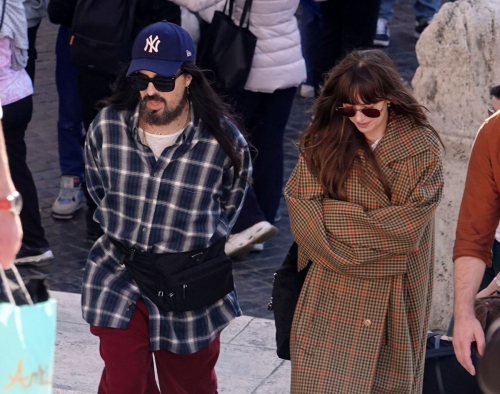 Dakota Johnson and Alessandro Michele Out in Rome, March 2024 5