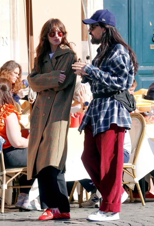 Dakota Johnson and Alessandro Michele Out in Rome, March 2024 7