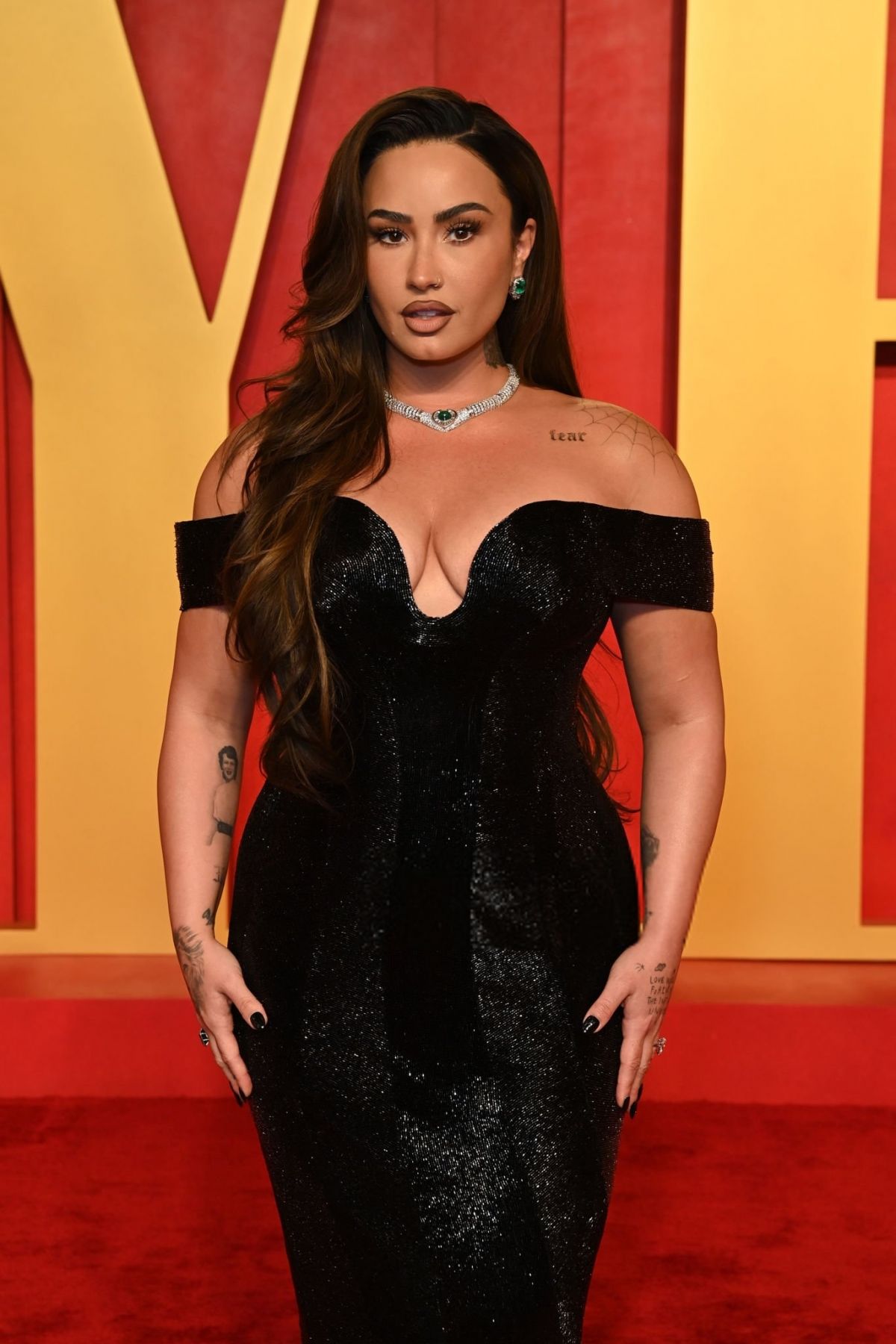 Demi Lovato at Vanity Fair Oscar Party in Beverly Hills, March 2024