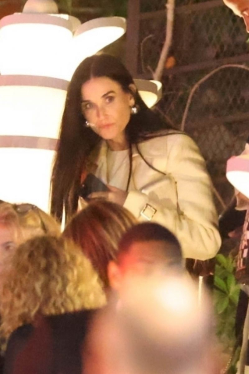 Demi Moore Leaves CAA Pre-Oscar Party in West Hollywood, March 2024 7