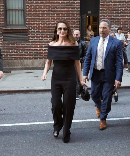 Diane Lane Arrives at Late Show With Stephen Colbert, March 2024 1