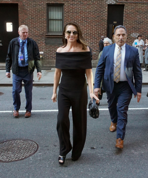 Diane Lane Arrives at Late Show With Stephen Colbert, March 2024 3