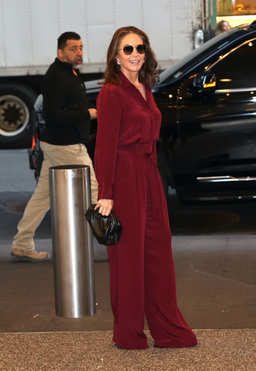 Diane Lane at CBS Morning Show Times Square, March 2024