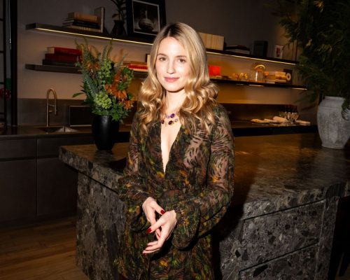 Dianna Agron Hosts Mellerio Dinner in New York, March 2024