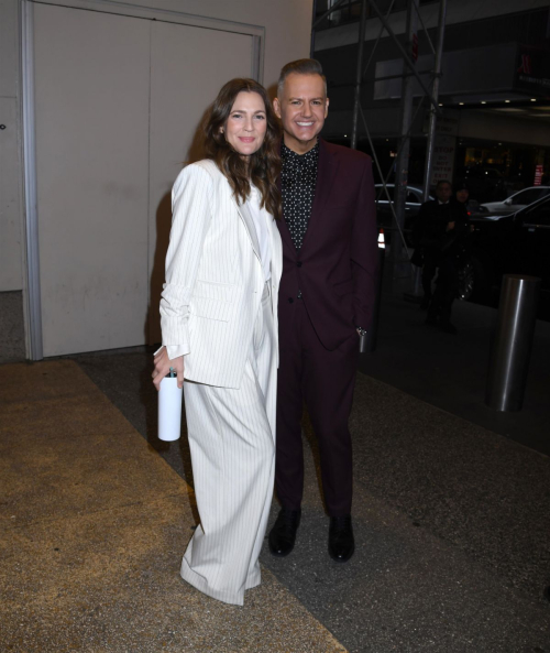 Drew Barrymore and Ross Matthews Leave CBS Studio in New York 5