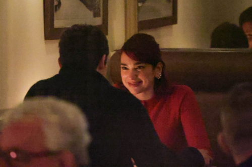 Dua Lipa and Callum Turner on a Dinner Date in Paris, March 2024