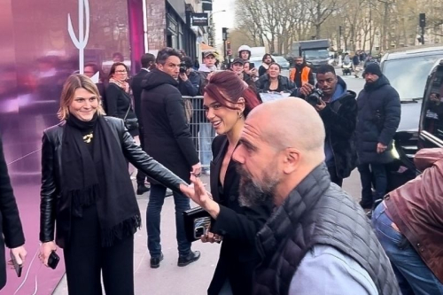 Dua Lipa Arrives at a Yves Saint Laurent Beauty Event in Paris, March 2024 2