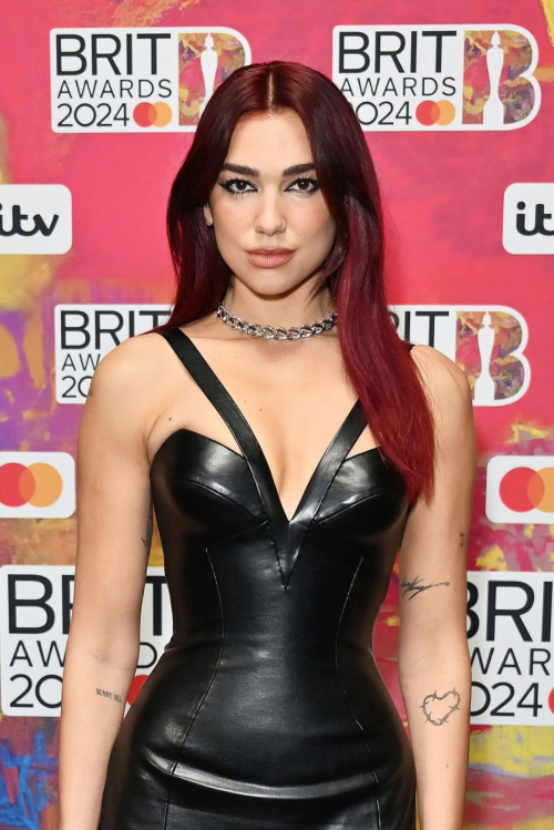 Dua Lipa at Brit Awards 2024 at O2 Arena in London, March 2024 6