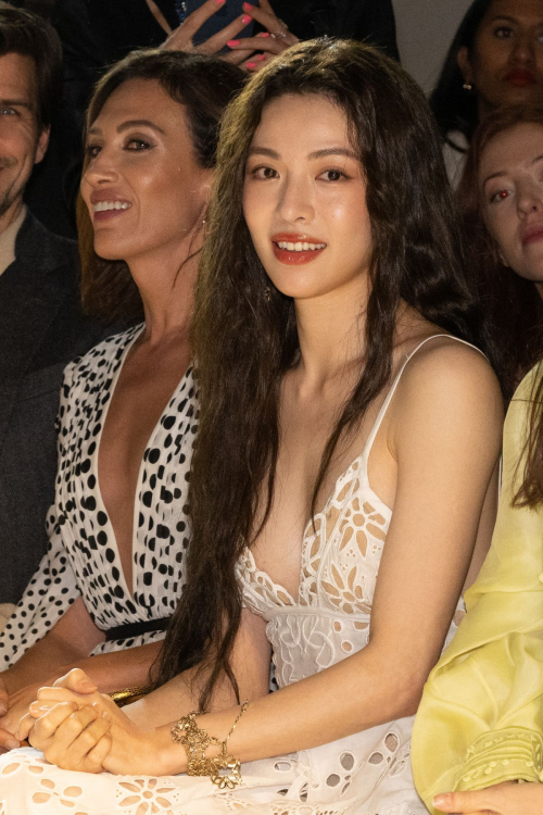 Elaine Zhong at Elie Saab Womenswear FW24-25 Show at Paris Fashion Week, March 2024 2