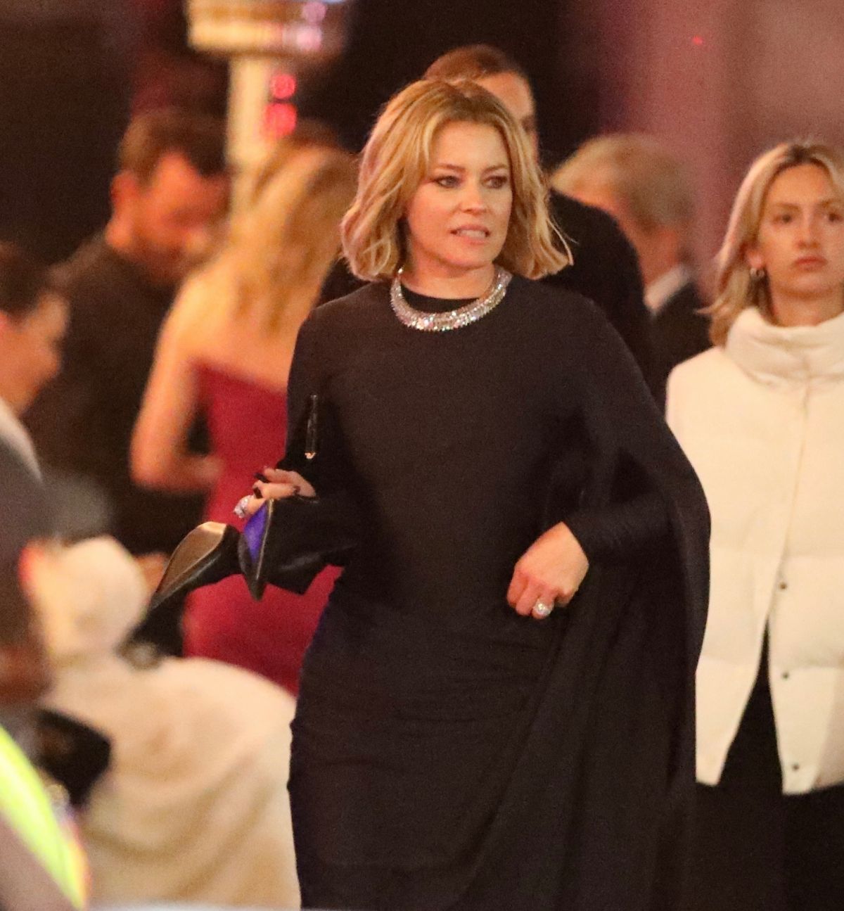 Elizabeth Banks Leaves Vanity Fair Oscar Party, March 2024