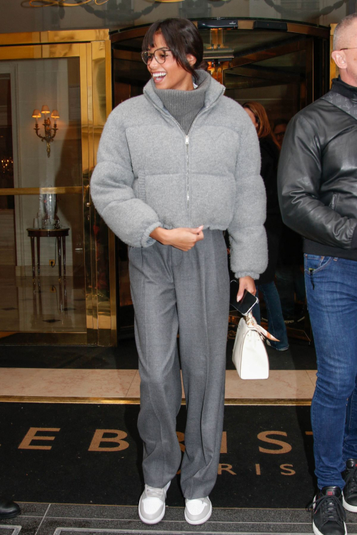 Ella Balinska Leaves Her Hotel at Paris Fashion Week, March 2024 3