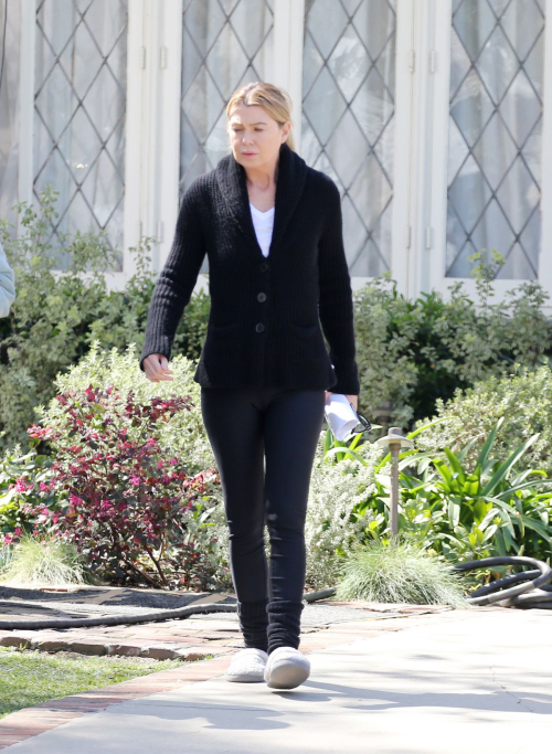 Ellen Pompeo on Set of Grey’s Anatomy Season 20 in Los Angeles, March 2024 5