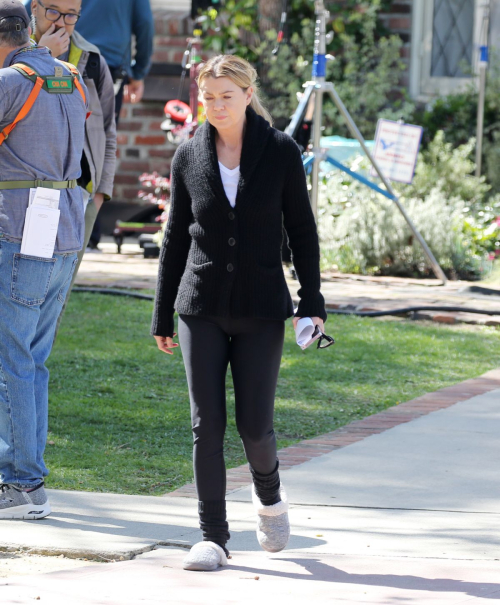 Ellen Pompeo on Set of Grey’s Anatomy Season 20 in Los Angeles, March 2024 6