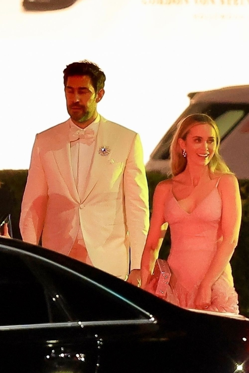 Emily Blunt and John Krasinski Leave Vanity Fair Oscar Party, March 2024 3