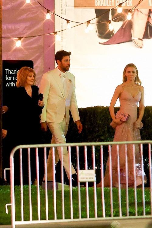 Emily Blunt and John Krasinski Leave Vanity Fair Oscar Party, March 2024 6