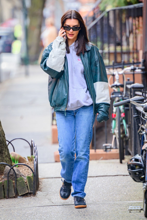 Emily Ratajkowski Out and About in New York, March 2024 1