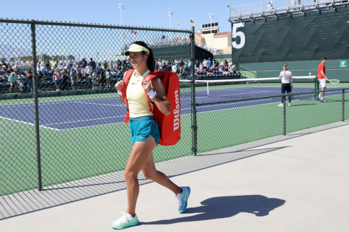 Emma Raducanu Practice and Media Sessions at BNP Paribas Open, March 2024 5