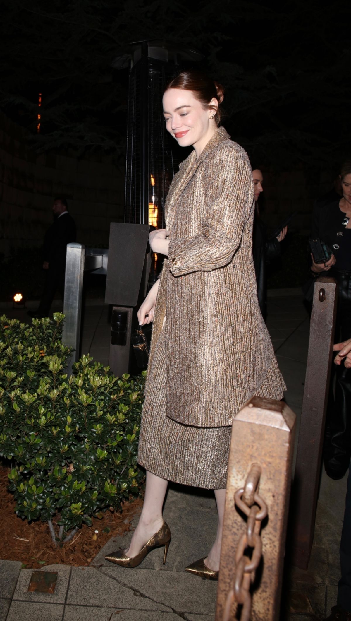 Emma Stone at Pre-Oscar Party at Mr. Chow in Beverly Hills, March 2024