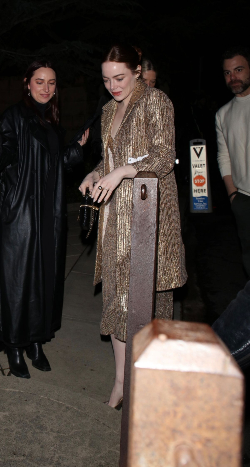 Emma Stone at Pre-Oscar Party at Mr. Chow in Beverly Hills, March 2024 4