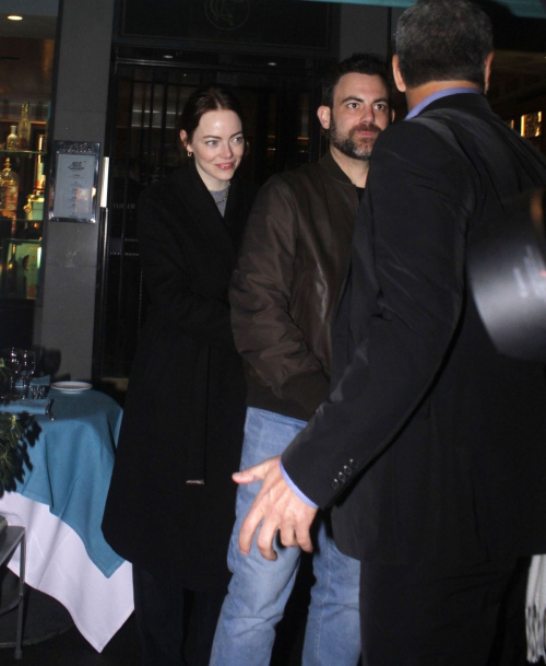 Emma Stone Leaves Private Louis Vuitton Dinner in Paris, March 2024 2