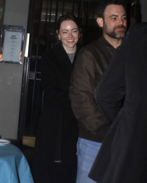 Emma Stone Leaves Private Louis Vuitton Dinner in Paris, March 2024 4