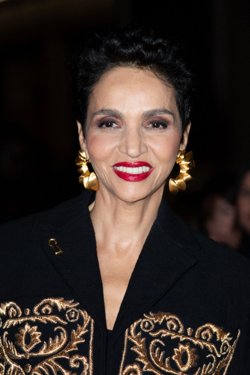 Farida Khelfa at Schiaparelli Show Paris Fashion Week, February 2024 5