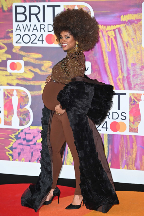 Fleur East at Brit Awards 2024 at O2 Arena in London, March 2024 1