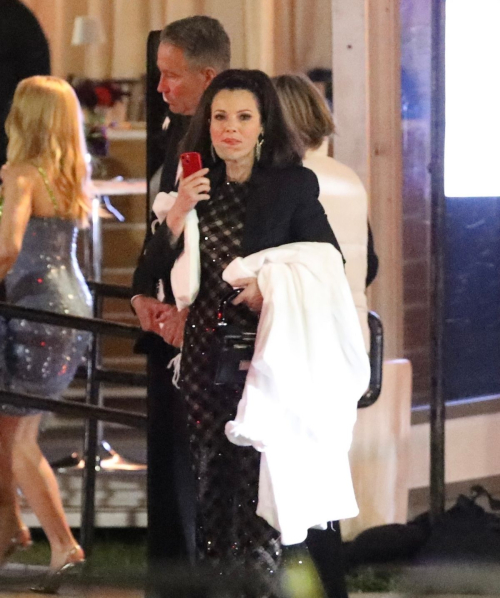 Fran Drescher Leaving Vanity Fair Oscar Party, March 2024 1