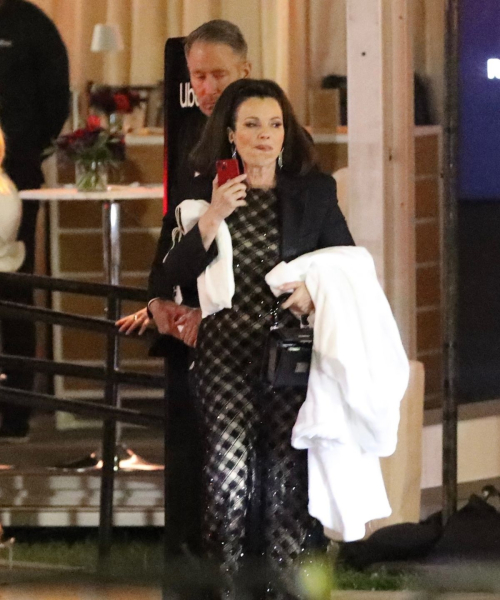 Fran Drescher Leaving Vanity Fair Oscar Party, March 2024 2