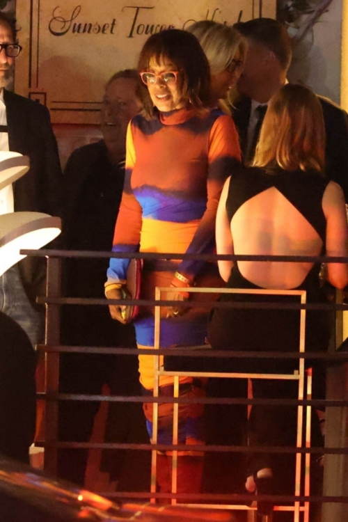 Gayle King Leaves CAA Pre-Oscar Party in West Hollywood, March 2024 1