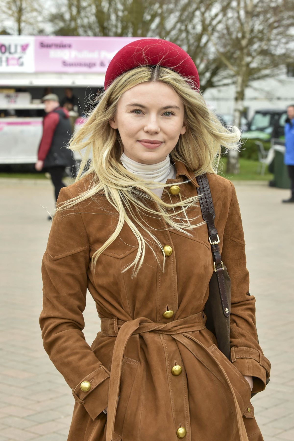 Georgia Toffolo Arrives at Cheltenham Festival 2024, March 2024